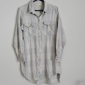 Wilfred Free Veronika Plaid Shirt Dress